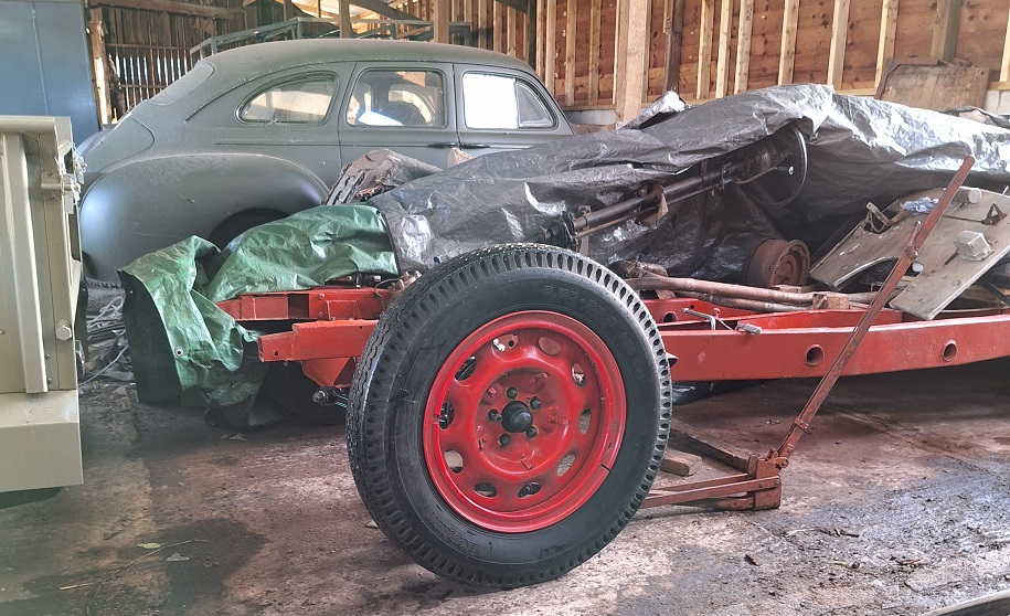 Scammell trailer pump wheel.