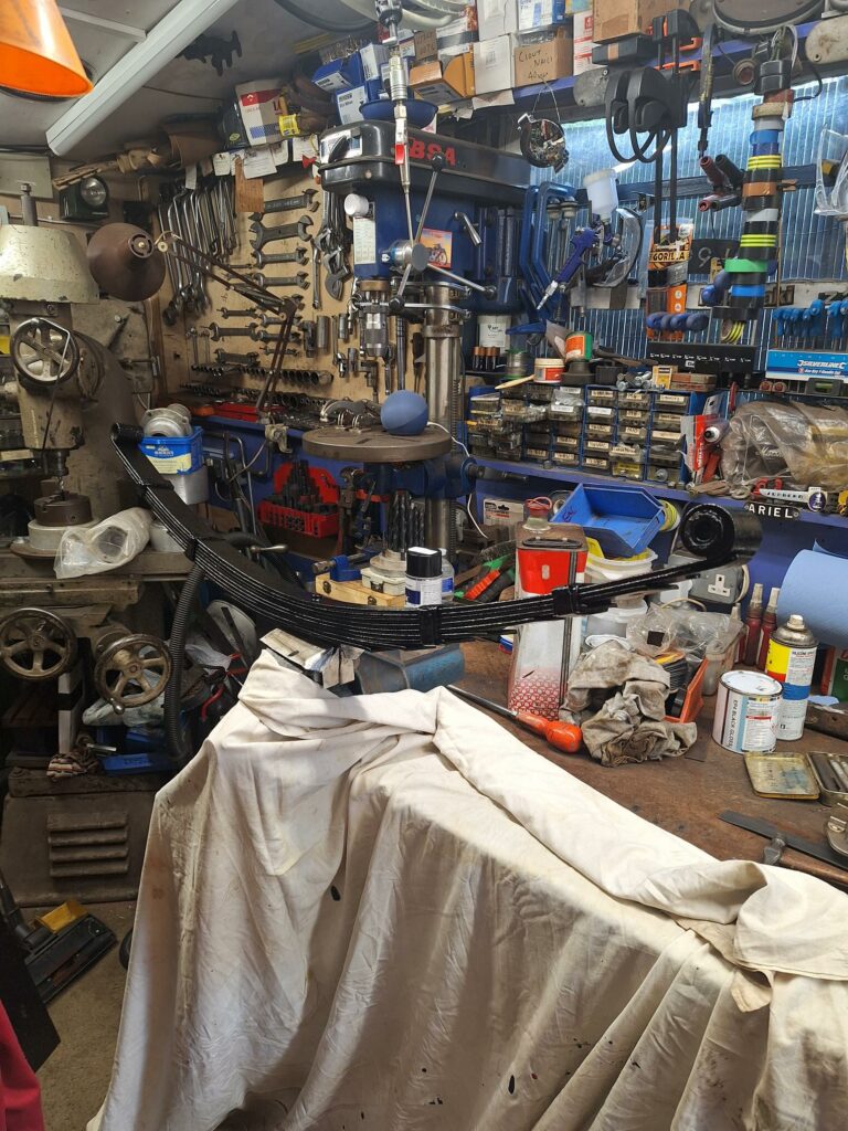 Cleaned up leaf spring