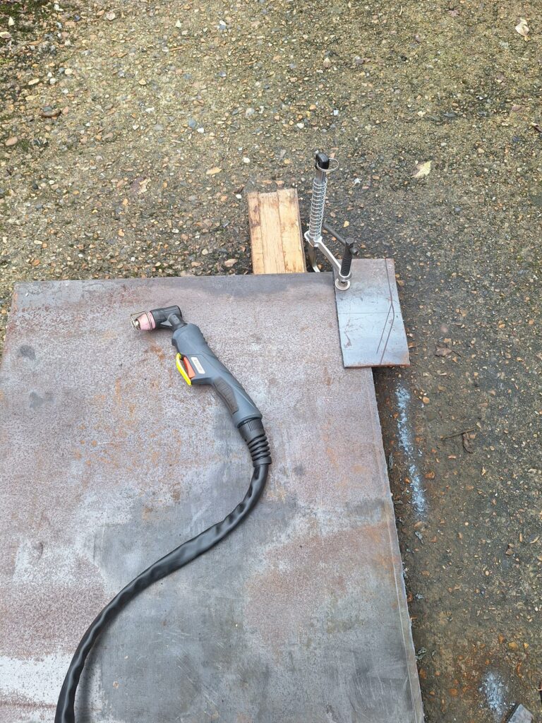 Plasma cutting brackets for engine mounts