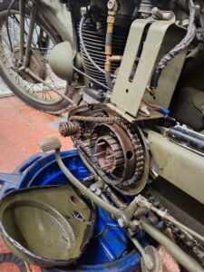 Cluch stripped just the burning smell remaining.