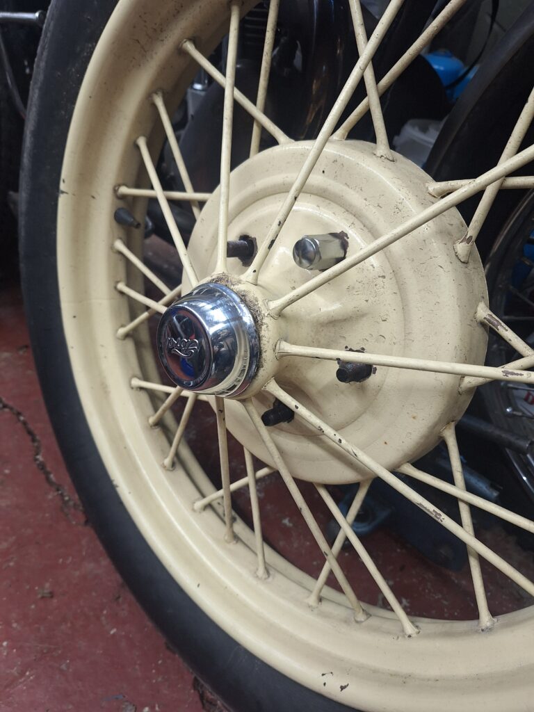 Test fit to Ford wheel