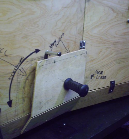 Footrest wooden template