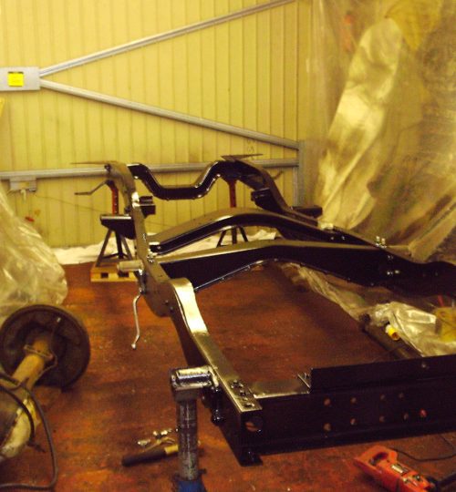 Chassis painted