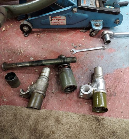 Replacement of axle holder August 2021