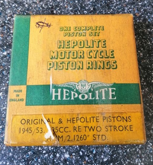 Enfield replacement rings as correct size and B.S.A. rings could not be found