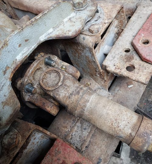 Gearbox and prop shaft