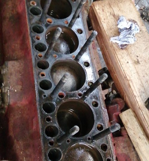 First look at the cylinder bores