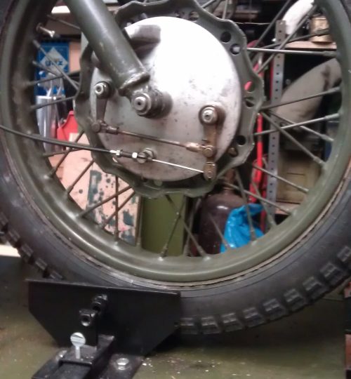 Tried to upgrade front brakes , failed