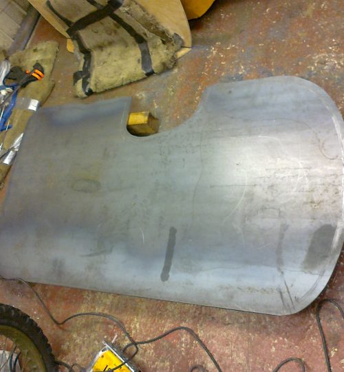Main sheild before folds added