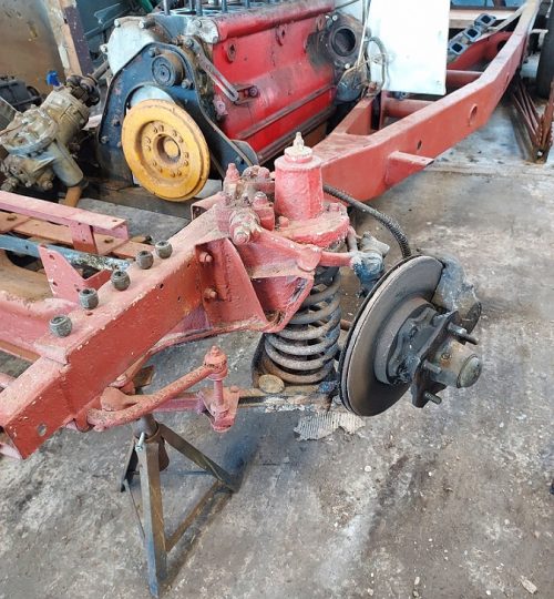 Wheel station and suspension