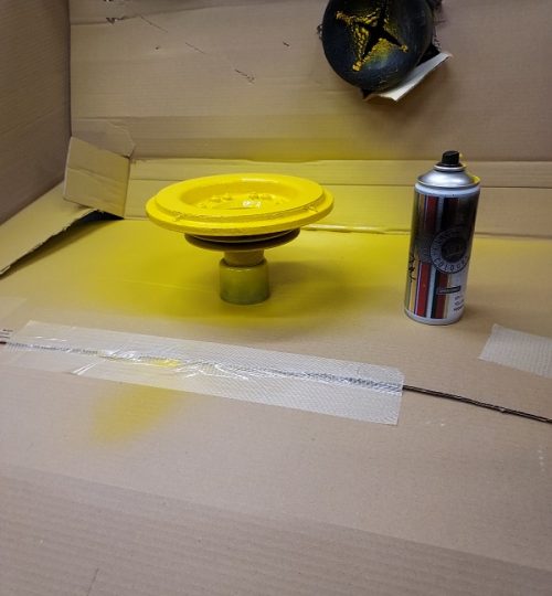 Repainting engine damper