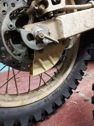 Rear brake disc shield June 21