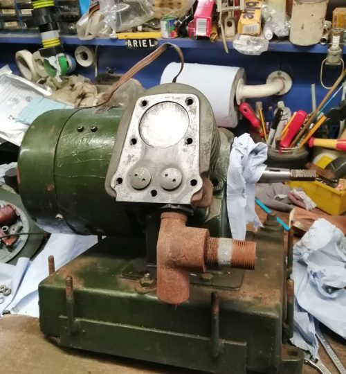 Head off, valves re-ground