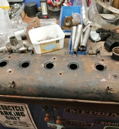 Rocker cover awaiting painting