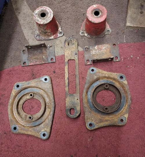 Small parts off to be blasted