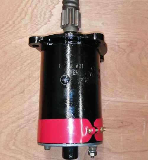 Starter motor cleaned and repaired