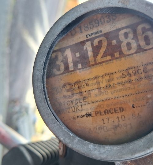 Off the road since 1986.