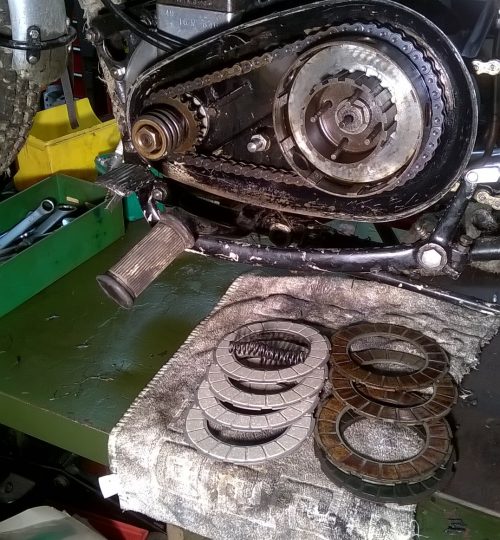 Clutch gave out so replaced with modern materials